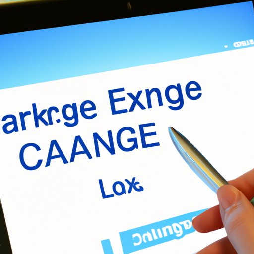 Create an Account with the Exchange