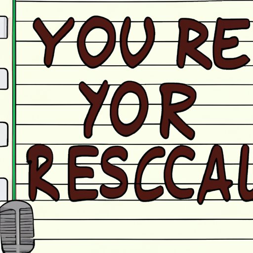 Record Yourself and Listen Back