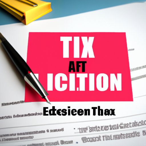 All You Need to Know About Filing a Tax Extension