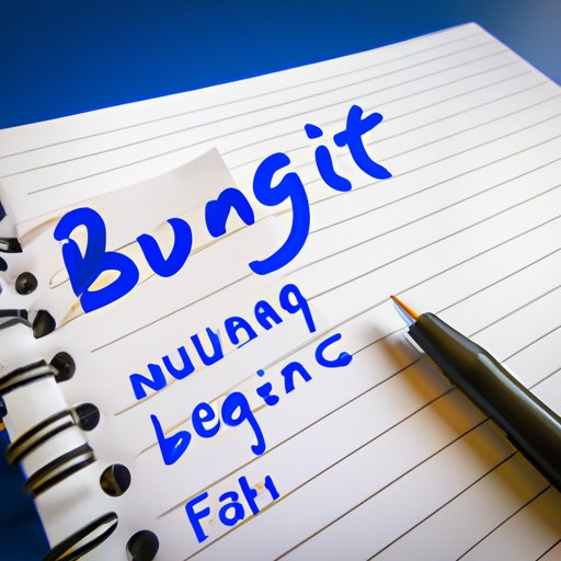 Create a Budget and Track Your Spending