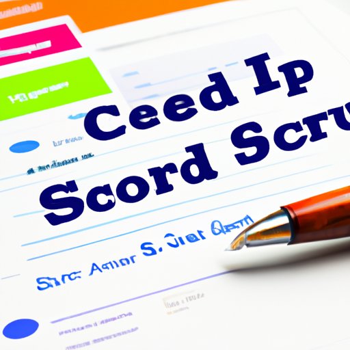 Sign Up for a Credit Score Service