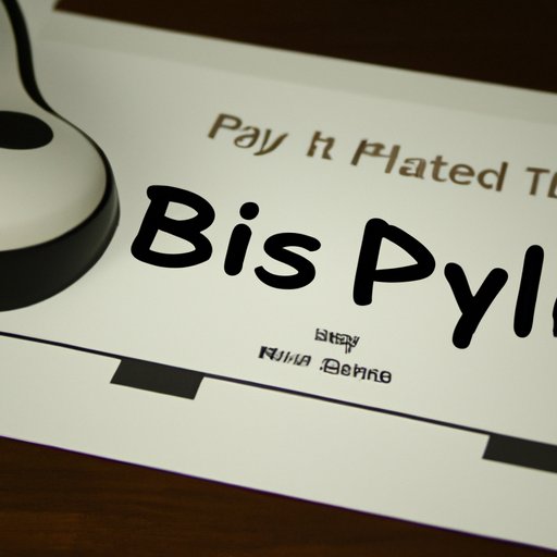 Pay Your Bills on Time