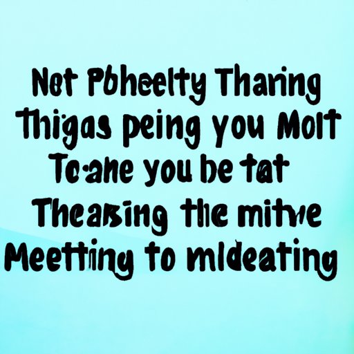 Create a Positive Mindset for Healing