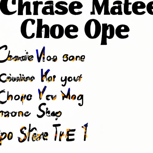 Tips on How to Get the Most Out of Your Chase Check Order