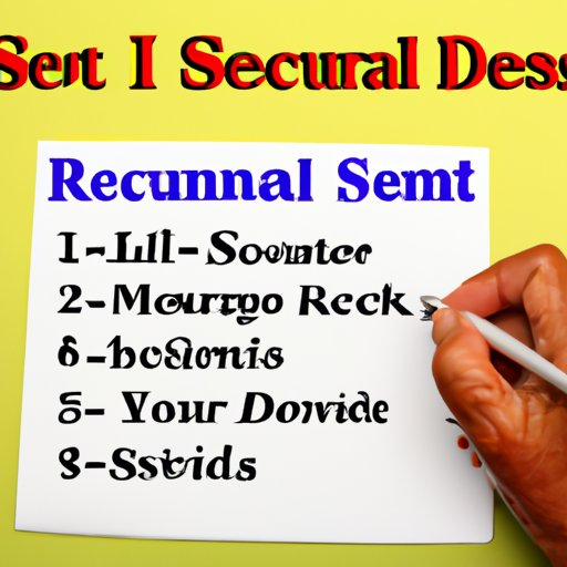 Tips for Resetting Your Social Security Account