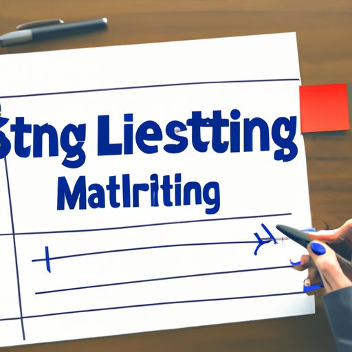 Create an Effective Listing Strategy