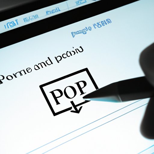 Using Online Tools to Sign a PDF
