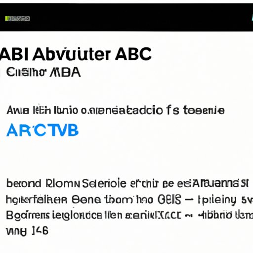 Troubleshooting Issues When Trying to Stream ABC Live
