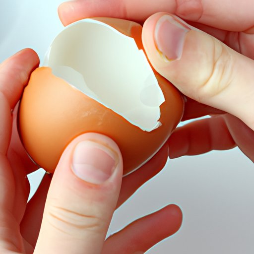 Break an egg open and smell it for any unpleasant odors