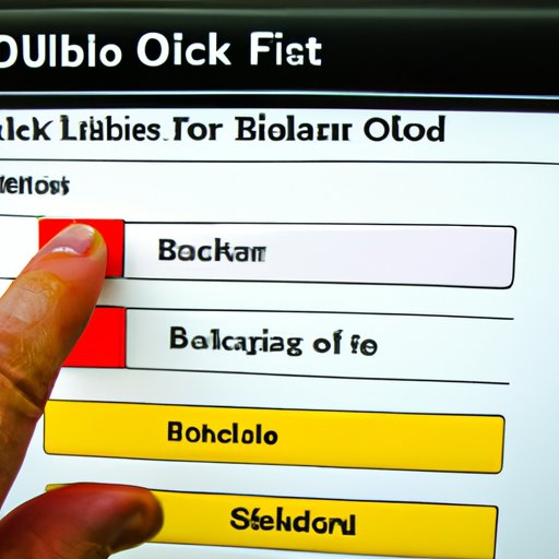 Finding the Unblock Option in Settings