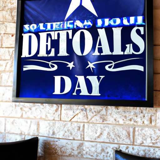 Visit a Sports Bar or Restaurant That Is Showing the Cowboys Game