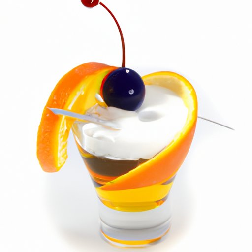 Garnish with an Orange Slice and Maraschino Cherry