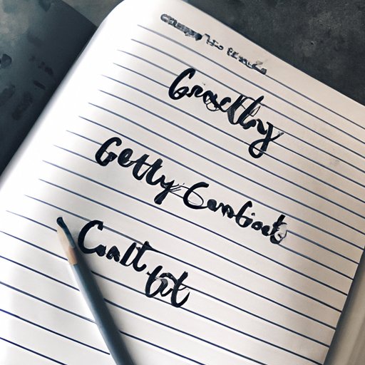 Write Consistently and Set Goals