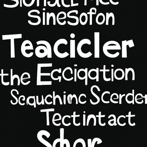 Definition of a Science Teacher