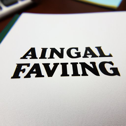 The Right Way to Spell Financial Advisor