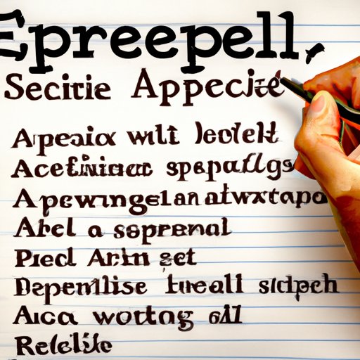 The Art of Spelling Writing: How to Confidently Spell Any Word