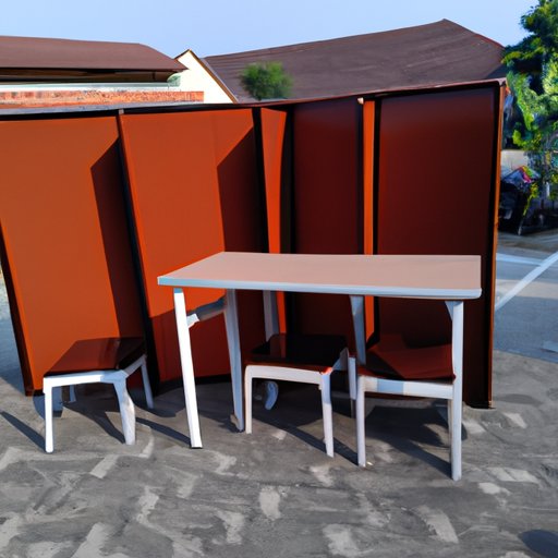 Clean and Store all Outdoor Furniture