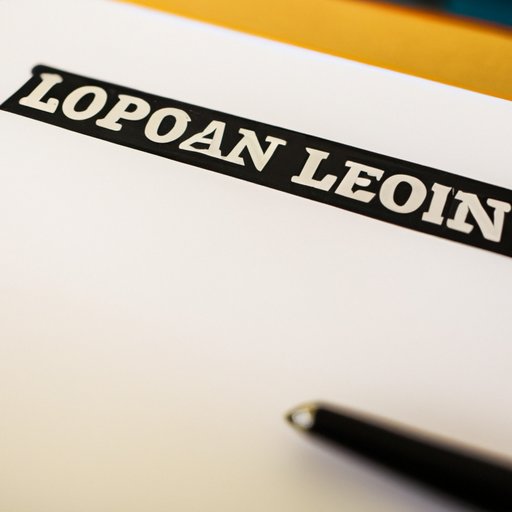 Applying for a Personal Loan