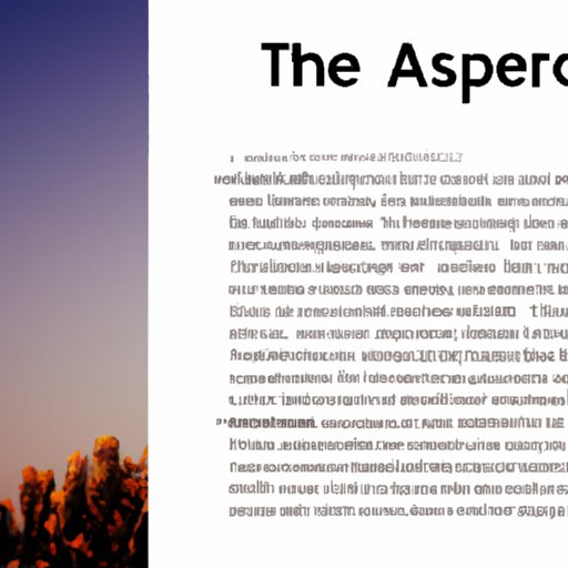 Summary of the Benefits of Aspire