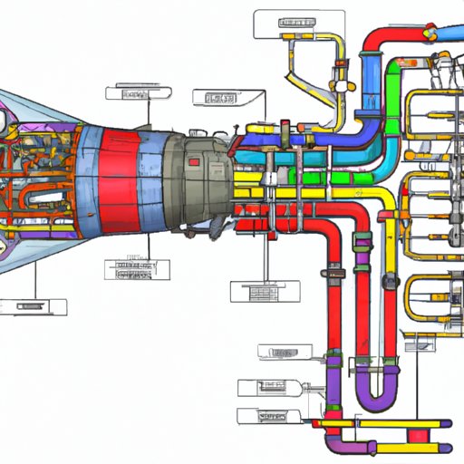 Illustrating the Fuel System of a Jet Engine