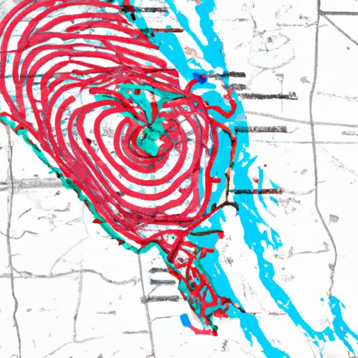Mapping Storm Surge Travel Paths