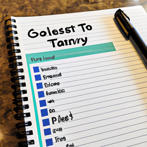 Creating an Itinerary with Realistic Goals