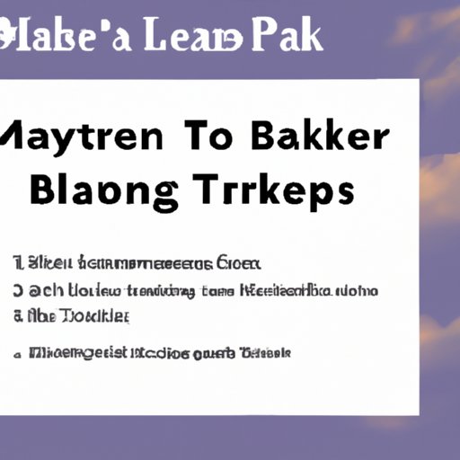 Tips for Planning Your Transition Back to Work After Maternity Leave