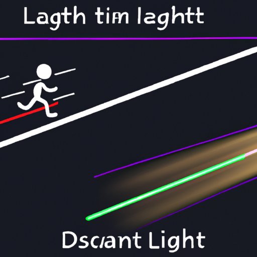 Comparing the Speed of Light to Humanly Possible Distances