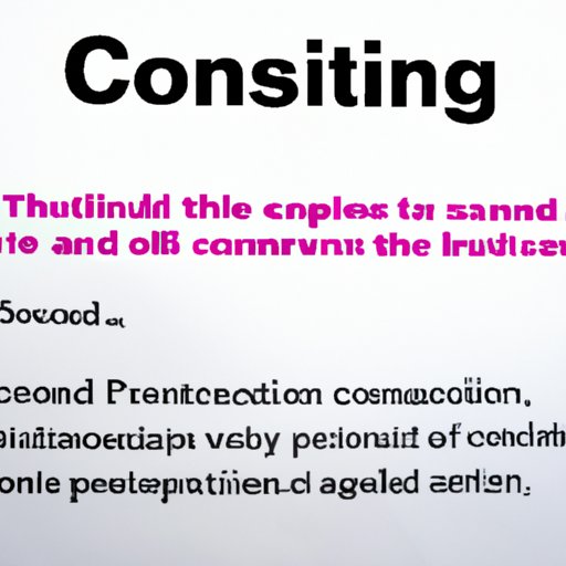 Conclusion: Summarizing the Main Points