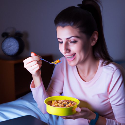 Analyze Nutritional Benefits of Eating at Specific Times Before Bed