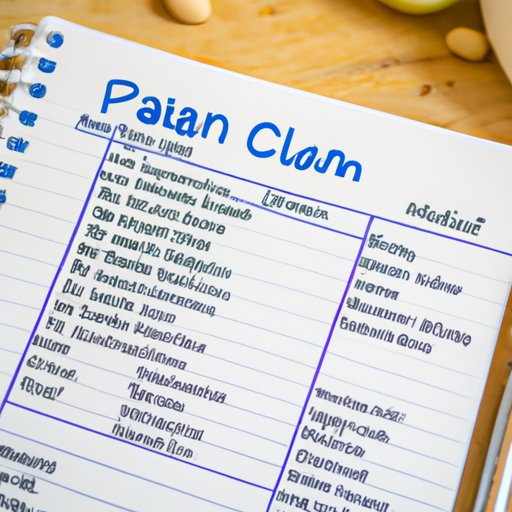 Meal Planning for a Balanced Diet: Calculating the Right Amount of Calories