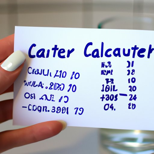 How to Calculate the Number of Calories You Need