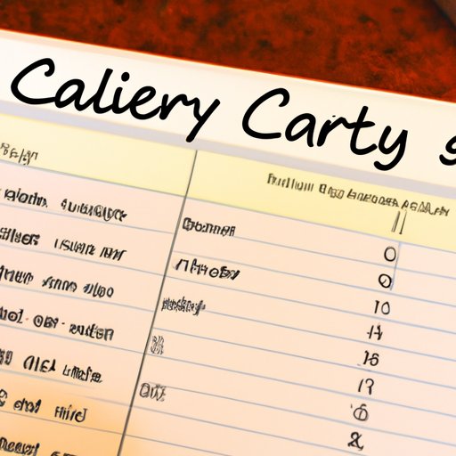 How to Track Your Daily Calorie Intake