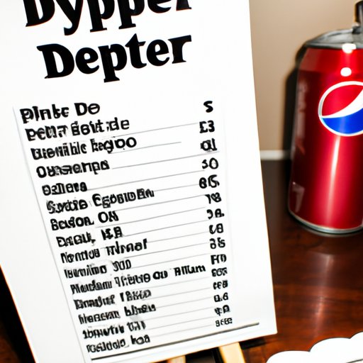 A Closer Look at Diet Dr Pepper: What You Need to Know About Calories