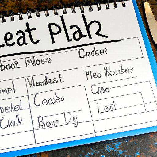 Creating an Eating Plan Based on Your Calorie Needs to Lose Weight