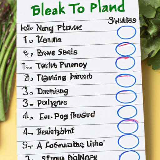 Create a Sustainable Eating Plan with Healthy Foods