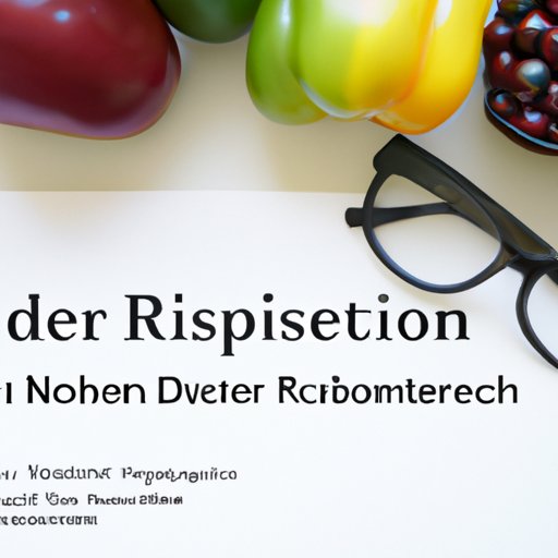 Consider Working with a Registered Dietitian