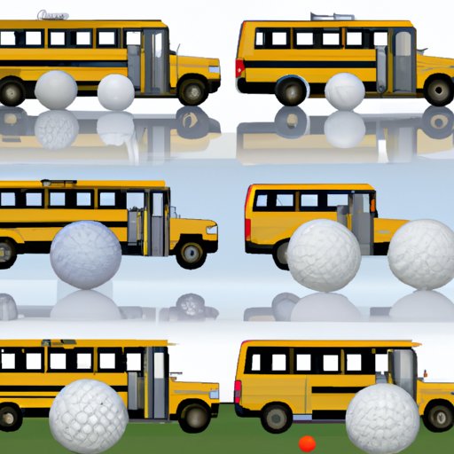 Comparison of the Capacity of Different School Buses for Storing Golf Balls