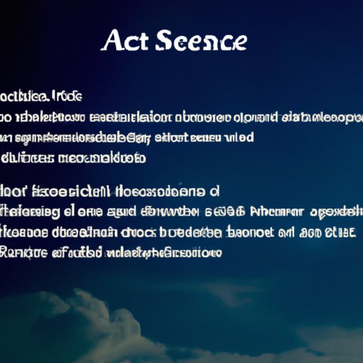 Understanding the Science Content of the ACT: A Comprehensive Overview
