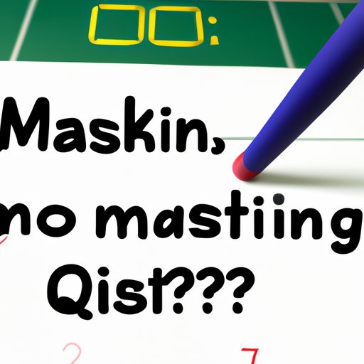 Establishing a Goal for Number of Questions to Miss