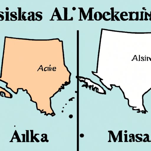 Comparing the Land Masses of Texas and Alaska