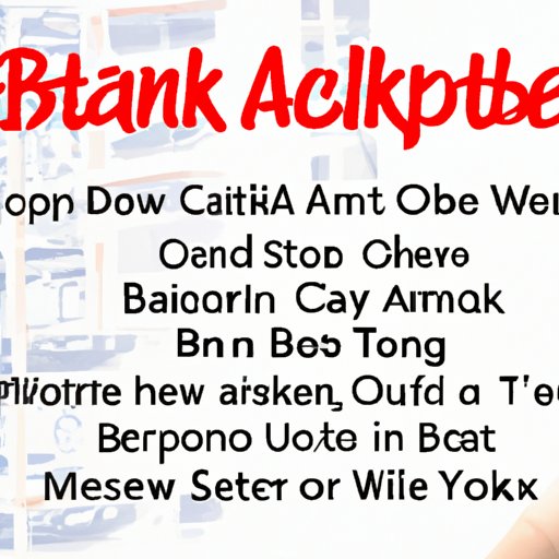 Tips for Optimizing Your Bank of America Cash Withdrawal Experience