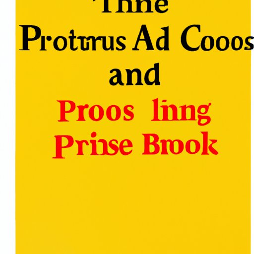 Analyzing the Pros and Cons of Writing a Book