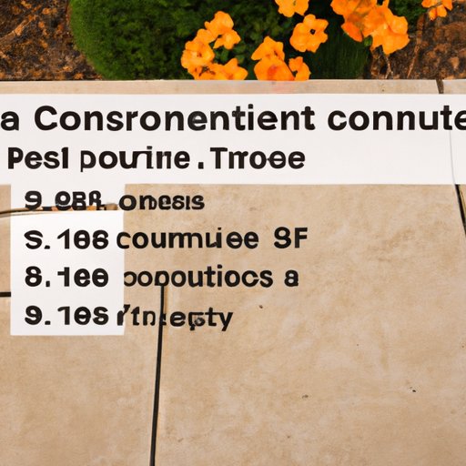 How to Estimate the Cost of Your Concrete Patio Project