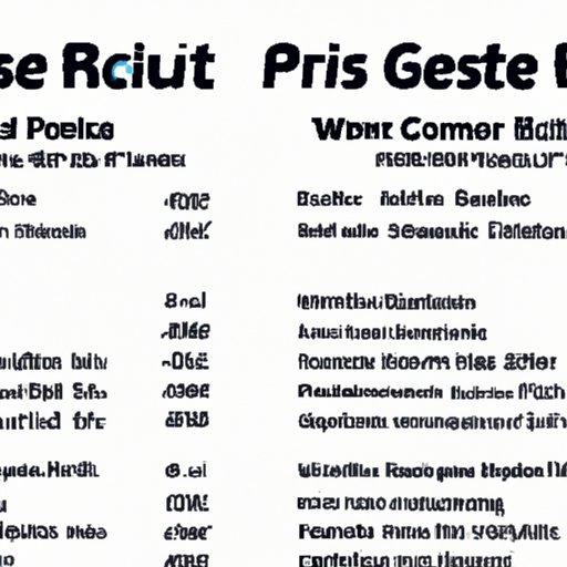 Comparing Prices Across Different Professional Resume Writing Services