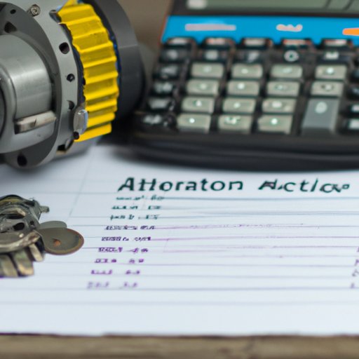 A Comprehensive Guide to Calculating the Cost of an Alternator Repair