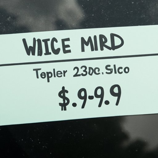The Price Tag of Windshield Replacement