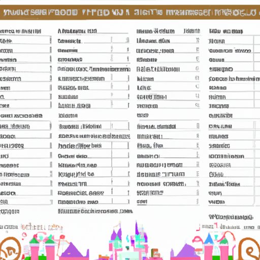 A Guide to Calculating the Total Cost of a Disney World Visit