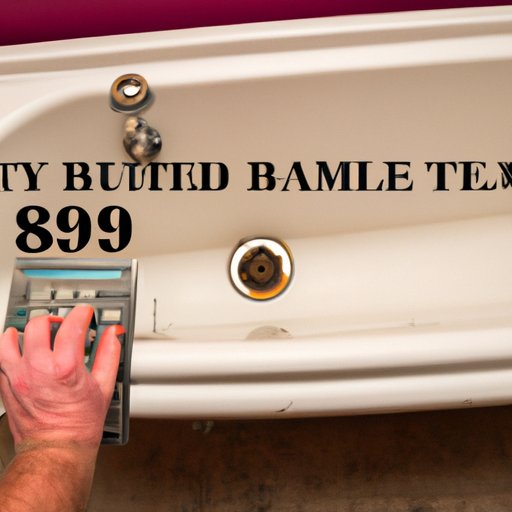 Estimating the Cost of Refinishing a Bathtub