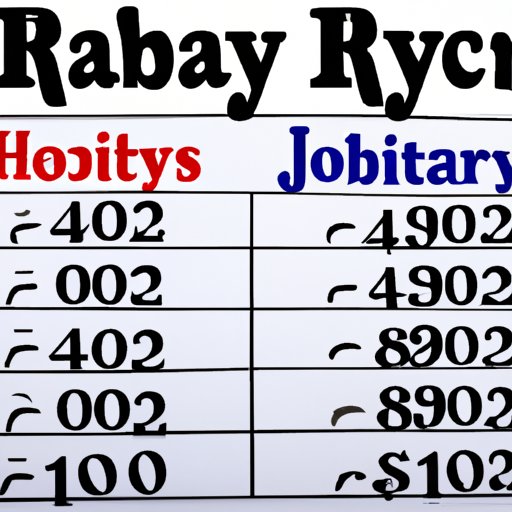 Calculating Hourly Rates for Different Jobs
